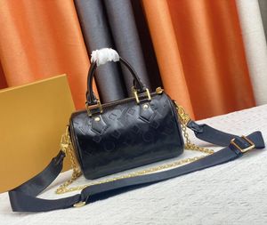 Женская дизайнерская сумка-тоут, роскошные сумки Empreinte с тиснением цветов и буквами, сумки на ремне с цепочкой, высококачественная кожаная маленькая женская модная косметичка через плечо