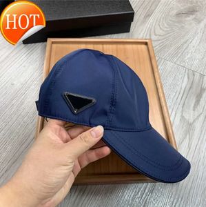 Designerskie czapki modne czapki baseballowe Czarne i niebieskie unisex klasyczne litery Projektanci czapki czapki litera logo p kubat