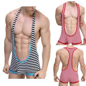 Underpants Men Boxer Shorts Ass Conjoined Tights Teddy Costumes Adult Slave Game Wear Gays Sexy Lingerie Fetish Harness Sexual Underwear