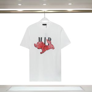 メンズレディースデザイナーストリートウェアTシャツLuxurysファッションウサギパターンプリントTシャツ夏の短袖ヒップホップTシャツサイズS-XXXL