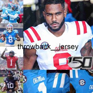 Thr ole Miss Rebels Football Jersey Austin Keys Tariquious Tisdale Zikerrion Baker Tylan Knight Kd Hill Deantre Prince Kenterl Bullock Isaiah Iton Deane Leonard Metc