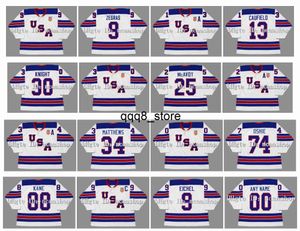 qq88 9 Trevor Zegras Team USA Maglia da hockey 13 COLE CAUFIELD 34 Auston Matthews CHARLIE McAVOY 9 JACK EICHEL 88 Patrick Kane 30 Spencer Knight 74 TJ OSHIE 8 Adam Fox 2014