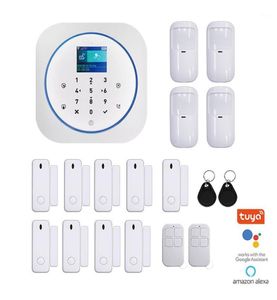 Tuya WiFi GSM Home Alarm System Wireless House Security Alarm With IP Camera Smart Life APP Alexa Google Home Voice Control14804000