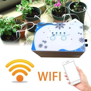 散水装置携帯電話wifi自動デバイスリモートコントロールガーデンプラント慣習リップ灌漑システムウォーターポンプタイマーツール