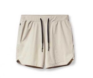 Lulu-Shorts für Herren, Yoga, Sport-Shorts, fünfte Hose, Outdoor, Fitness, schnelle Mode, trocknet, Reißverschlusstaschen auf der Rückseite, einfarbig, lässig, Laufen, Lemens-Jogginghose