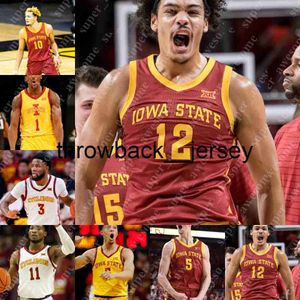 Thr Iowa State Cyclones Basketball Jersey Izaiah Brockington Gabe Kalscheur Tyrese Hunter Aljaz Kunc Caleb Grill Tre Jackson Fred Hoiberg Gary Thompson Jeff Grayer