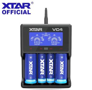 Cargador de batería XTAR VC2 VC4 VC2S VC4 VC4S VC8 cargador LCD para 14650 18350 18490 18500 18700 26650 22650 20700 21700 18650 batería 5105546