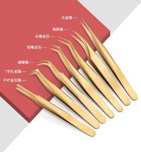 Brushes False Eyelashes Tweezers False Eyelash Extensions Personal Curved Strip Eyelashes Brow Clamps Nail Art Makeup Tools Tweezer