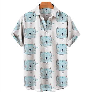 Neueste Großhandel Herrenurlaub Das kurzärmelige Hawaii-Hemd-Druck-Rayon-Hemd mit kubanischem Kragen BJO