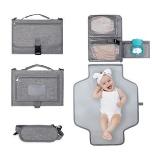 Copri fasciatoio 3 in 1 fasciatoio impermeabile pannolino da viaggio multifunzione portatile copri pannolino per bambini tappetino borsa per pannolini pieghevole a mano pulita 230603