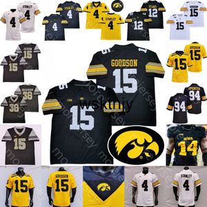 WSK Custom Iowa Hawkeys Football Jersey College Kadyn Proctor Tyler Goodson T.J. Хокенсон Джош Джексон Спенсер Петрас Сэм ЛаПорта Ивори Келли-Мартин Мосс Нейт