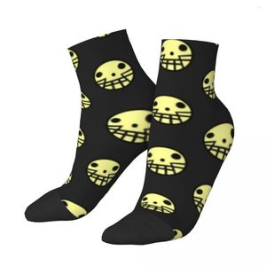 Men's Socks Happy Men's Ankle Duncan Skull Emblem Total Drama Chef Hatchet Animated Harajuku Casual Crew Sock Gift Pattern Printed