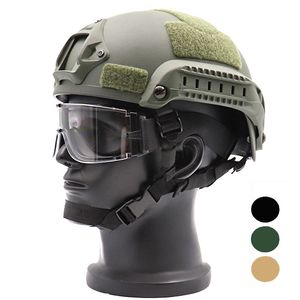 Cycling Helmets Army Tactical Helmet Military Airsoft War Game Battle Hunting Shooting MH FAST Helmet Paintball Sports Protective Equipment 230603