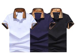 2023 Мужские Polos Tees Hot Share Frush Luxury Design Мужской летний шахта для воротника короткие рукава хлопковая рубашка мужская топ