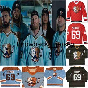 THR 69 Shoresy Movie Jerseys Sudbery Blueberry Letterkenny Hockey Jersey Custom Any Number Any Name