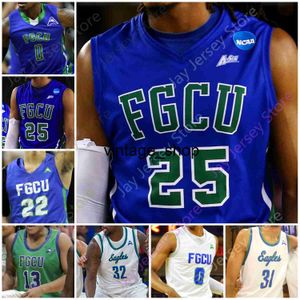 Vin Florida Gulf Coast FGCU Eagles Basketball Jersey NCAA College Caleb Catto Jalen Warren Zach Scott Rainwater Gaglyardi Hardy Goodwin Tucker