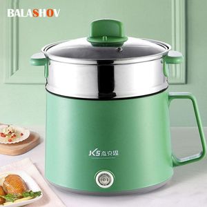 Pots Mini Nonstick Pan Electric Cooking Hine Household 12 Peoplesingle/double Layer Hot Pot Multi Electric Rice Cooker Eu Plug