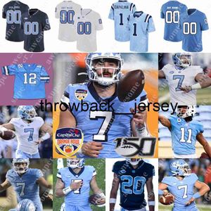 Thr UNC Football Jersey Don Chapman Storm Duck Tyrone Hopper Khadry Jackson Eugene Asante Xach Gill Raymond Vohasek Trey Morrison Jahlil Taylor Tony Grimes Myles Mur