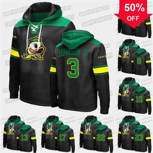 Mag A3740 Ncaa Oregon Ducks Hoodie Johnny Johnson III Darrian Felix Daewood Davis CJ Verdell Troy Dye Justin Collins Zach Emerson Mitchel Jerseyl