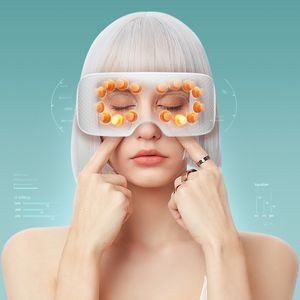 Массажер для глаз с подогревом паровой терапии глаз массаж маска электрический массажер для глаз расслабляйте, уменьшить деформацию глаз сухие глаза, улучшают уместные сна, маски для сна 230603