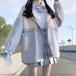 Women's Jackets 2023 Spring Autumn Women Jacket Fashion Kpop Original Design Loose Casual Zippered Coat Clothes