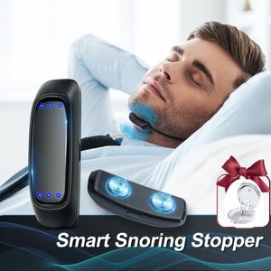 Snoring Cessation Pulse Smart Anti-Snoring Device Effective Anti Snoring Solution Comfortable Well Sleep Snore Stop Sleep Aid Device Apnea 230603