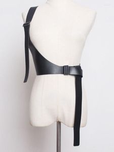 Belts 2023 Autumn Fashion Women Strap Belt Solid Color Elastic Single Shoulder Female Tide
