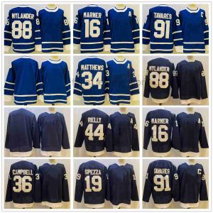Toronto''Maple''Leafs''New Retro Hockey Jerseys 19 Jason Spezza 16 Mitchell Marner 34 Auston Matthews 36 Campbell 44 Morgan Rielly Nylander Tavares
