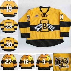 C2604 C202 Kowell Brandon Wheat Kings Hockey Jerseys Cole Reinhardt Ron Hextall Ivan Provorov Nolan Patrick Stone Wiebe Hexall Ed Jersey