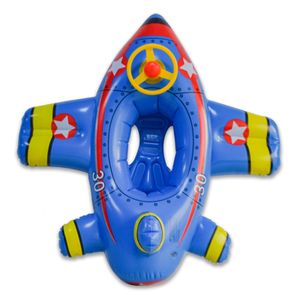 Inflatable Bouncers Playhouse Swings Airplane-Shaped Pool Floats Kids Airplane Pool Float Kids Inflatable Pool Toys Cute Kids Inflatable Ride On Pool Toys 230603