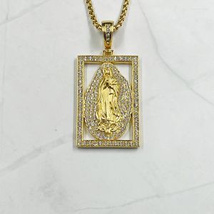 Подвесные ожерелья Классический христианский украшение золото