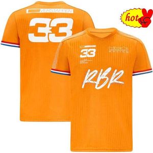 Yaz Yeni F1 Formula One Racing Suit Dünya Şampiyonası Polo Gömlek T-Shirt Büyük Özelleştirilebilir Verstappen Giyim3109 W78O