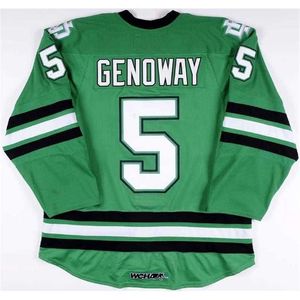 C2604 North Dakota Hockey Jersey 5 Chay Genoway 11 Darcy Zajac 29 Brock Nelson Men's 100% zszyty walka Sioux Dakota College Hockey Jerseys