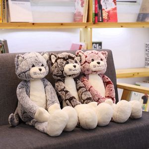 Travesseiros de pelúcia almofadas 1pc 5090cm Kawaii Cats Toys Cute Stuffed Animals Fofo Cat Dolls Soft Kids Children Gifts Christmas Gifts 230603