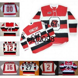 SJ98 Ottawa 67s 17 Konecny ​​00 Kevin Weekes Rodney Bauman Craig Whynot Joe Talbot Brett Valliquette David Nemirovsky Ryan Macdonald Hockey Jersey