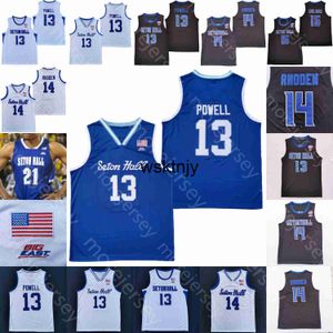 WSK Seton Hall Basketbol Forması NCAA Koleji Myles Powell Jared Rhoden Tepsi Jackson Bryce Aiken Myles Cale Tyrese Samuel Harris Long McKnight Obiagu Mamukelashvil