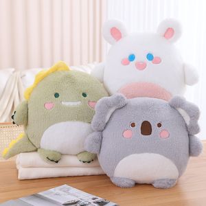 Plyschdockor kawaii djur leksak söt fylld dinosaurie groda koala björn kudde rum dekoration peluche barn födelsedagspresent 230603