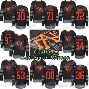 C2604 MITness North America 2016 Puchar Świata w hokeju 97 Connor McDavid 44 Morgan Rielly 55 Mark Scheifele 72 Jonathan Drouin Custom Hockey Jersey Men