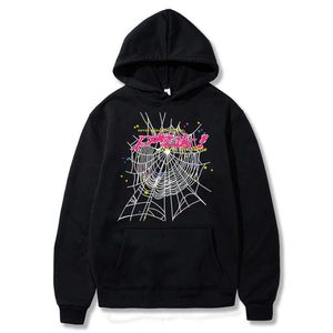 Designer SP5DER 555555 YOUNG THDPPINK - Spider Angel Print Hoodies for Men and Women Foam Pullover Web Hip Hop Graphics PVD 55555555 Factory Sales