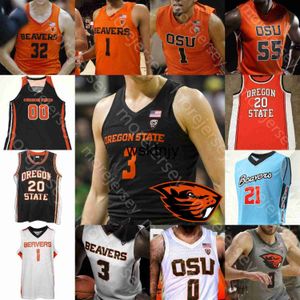 WSK Özel Oregon Eyalet Beavers Osu Basketbol Forması NCAA Koleji Gary Payton Tinkle Thompson Kelley Reichle Hollins A.C. Green Barry Payton II