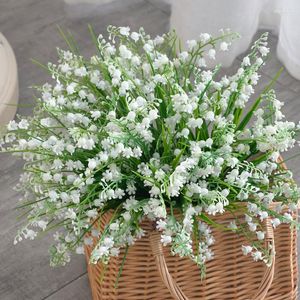 Dekorative Blumen, 1/3 Stück, künstliche Orchidee, Tallilie, Kunststoff-Blume, kleiner Haufen, Töpfe, Dekor für Weihnachten, gefälschte Pflanze, Garten, Zuhause