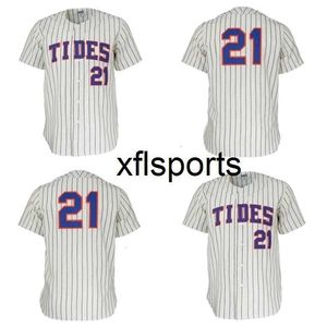 AXflsp chenGlnMitNess Tidewater Tides 1972 Home Jersey Shirt Benutzerdefinierte Männer Frauen Jugend Baseball-Trikots Beliebiger Name und Nummer doppelt genäht