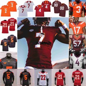 Wsk NCAA College Virginia Tech Hokies Football Jersey Michael Vick Grant Wells Keshawn King Hollifield Peoples Smith Gallo Black Holston Lofton Gosnell Keller Conn