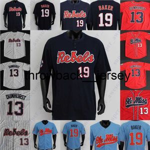 THR Ole Miss Baseball Jersey Cade Sammons Garrett Wood Derek Diamond Drew McDaniel Gunnar Hoglund Jackson Kimbrell Taylor Broadway Johnson