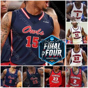 WSK 2023 Final Four 4 Florida Atlantic Fau Basketball Jersey NCAA College Johnell Davis Alijah Martin Vladislav Goldin Boyd Michael Forrest Greenlee Weatherspoon