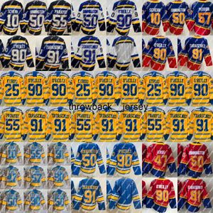 Thr 91 Vladimir Tarasenko Jersey 10 Brayden Schenn 50 Binnington 55 Colton Parayko 25 Kyrou Ryalily Torey Krug Hockey Jerseys Winter Classic Blue Red White