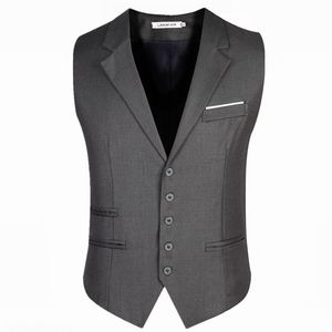 Blazers M6xl Dress Vests for Men Slim Fit Mens Suit Vest Male Waistcoat Gilet Homme Casual Sleeveless Formal Business Jacket Plus Size