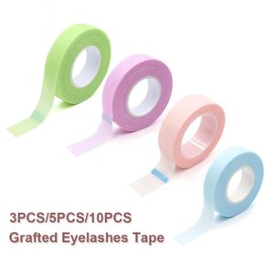 Brushes 1/3/5/10PCS Eyelash Extension Tape Antiallergy Breathable Micropore Fabric Eyepads NonShedding Patch Tape Makeup Grafting Tool