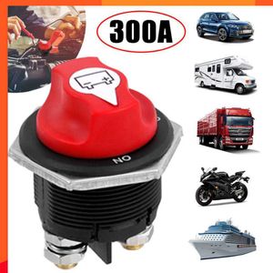 NY 300A/200A/100A/50A Bilbatteriomkopplare Rotary Disconnect Power Cut Off Disconnecter Isolator för Auto Truck Motorcykelbåt RV