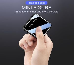 Pinzheng Mini 10000MAH Power Bank for Xiaomi Mi Power Bank Portable Charger外部バッテリーLEDデジタルディスプレイUSB PowerBank4402356